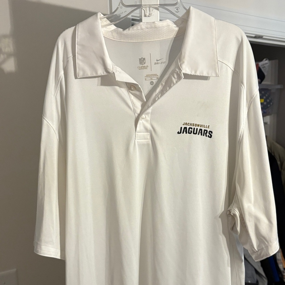 Nike White Jacksonville Jaguars Polo